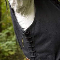 Epic Armoury Pourpoint Galileo, Schwarz -Mittelalter Mode Geschaft pourpoint galileo schwarz 5