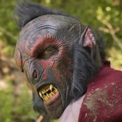 Epic Armoury Red Orc Maske -Mittelalter Mode Geschaft red orc maske 3