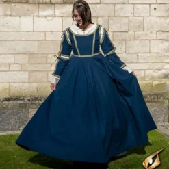 Epic Armoury Renaissance -Kleid Lucrezia, Blau