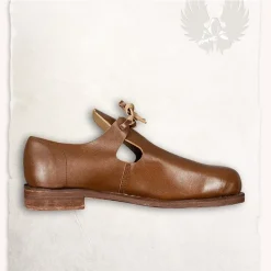 Mytholon Renaissance Schuhe Nolthe Braun -Mittelalter Mode Geschaft renaissance schuhe nolthe braun 2