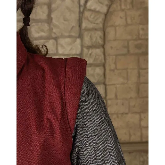 Mytholon Renaissance Weste Tilly Wool, Rot 3 Mytholon Renaissance Weste Tilly Wool, Rot – Bild 3