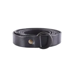Deepeeka Ring Gürtel 190 Cm, Schwarz