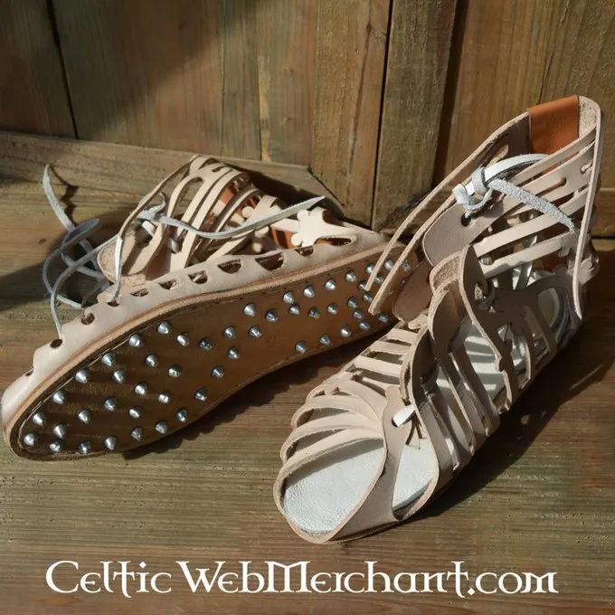 Deepeeka Roman Caligae Mit Schuhnägeln, Gegossenleford / Valkenburg Art 5 Deepeeka Roman Caligae Mit Schuhnägeln, Gegossenleford / Valkenburg Art – Bild 5