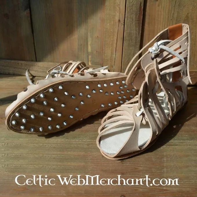 Deepeeka Roman Caligae Mit Schuhnägeln, Gegossenleford / Valkenburg Art 6 Deepeeka Roman Caligae Mit Schuhnägeln, Gegossenleford / Valkenburg Art – Bild 6