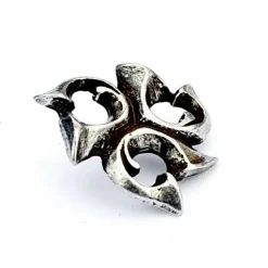 Roman TrompetenGürtelBeschlag, Versilbert