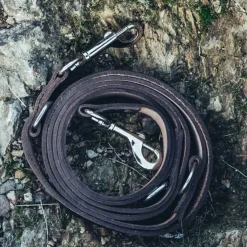 Leonardo Carbone Set Celtic Hundeleine Und Halsband, Braun -Mittelalter Mode Geschaft set celtic hundeleine und halsband braun 2