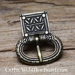 Später Klassischer Gürtel Schnalle, Versilbert -Mittelalter Mode Geschaft spaeter klassischer guertel schnalle versilbert 2