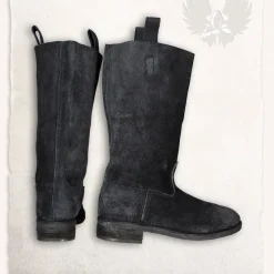 Mytholon Stiefel Mit Shoenails Laurenz Schwarz -Mittelalter Mode Geschaft stiefel mit shoenails laurenz schwarz 2