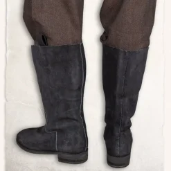 Mytholon Stiefel Mit Shoenails Laurenz Schwarz -Mittelalter Mode Geschaft stiefel mit shoenails laurenz schwarz 5