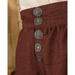 Mytholon Tilly Renaissance Hosen Wolle, Braun -Mittelalter Mode Geschaft tilly renaissance hosen wolle braun 2