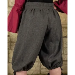 Mytholon Tilly Renaissance Hosen Wolle, Grau -Mittelalter Mode Geschaft tilly renaissance hosen wolle grau 3