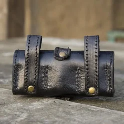 Epic Armoury Trankhalter Mit Drei Flaschen, Schwarz -Mittelalter Mode Geschaft trankhalter mit drei flaschen schwarz 2