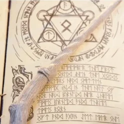 Epic Armoury Wand Druide, Weiß -Mittelalter Mode Geschaft wand druide weiss 3