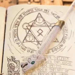 Epic Armoury Wand Fafnir, Weiß -Mittelalter Mode Geschaft wand fafnir weiss 2