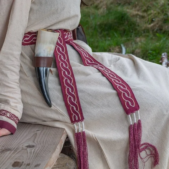 Leonardo Carbone Wikingergürtel Elina, Rot 2 Leonardo Carbone Wikingergürtel Elina, Rot – Bild 2