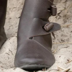 Epic Armoury Wikingerschuhe Jorvik Mit Gummisohle, Braun -Mittelalter Mode Geschaft wikingerschuhe jorvik mit gummisohle braun 4