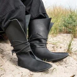 Epic Armoury Wikingerstiefel Rolf, Schwarz 9 Epic Armoury Wikingerstiefel Rolf, Schwarz -Mittelalter Mode Geschaft wikingerstiefel rolf schwarz 4