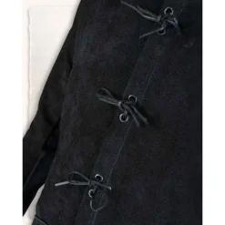 Mytholon Wildlederjacke Aus Dem 17. Jahrhundert, Schwarz (Buffcoat) -Mittelalter Mode Geschaft wildlederjacke aus dem 17 jahrhundert schwarz buff 3