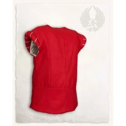 Mytholon Woll Renaissance Doublet Geoffrey, Rot -Mittelalter Mode Geschaft woll renaissance doublet geoffrey rot 2