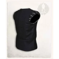 Halloween-Werbegeschäft -Mittelalter Mode Geschaft woll renaissance doublet geoffrey schwarz 1