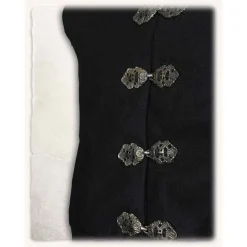 Mytholon Woll Renaissance Doublet Geoffrey, Schwarz -Mittelalter Mode Geschaft woll renaissance doublet geoffrey schwarz 2
