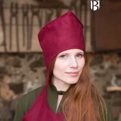 Burgschneider Zauberhut Adis, Rot 5 Burgschneider Zauberhut Adis, Rot -Mittelalter Mode Geschaft zauberhut adis rot 2