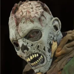 Epic Armoury Zombie Maske Grau -Mittelalter Mode Geschaft zombie maske grau 3